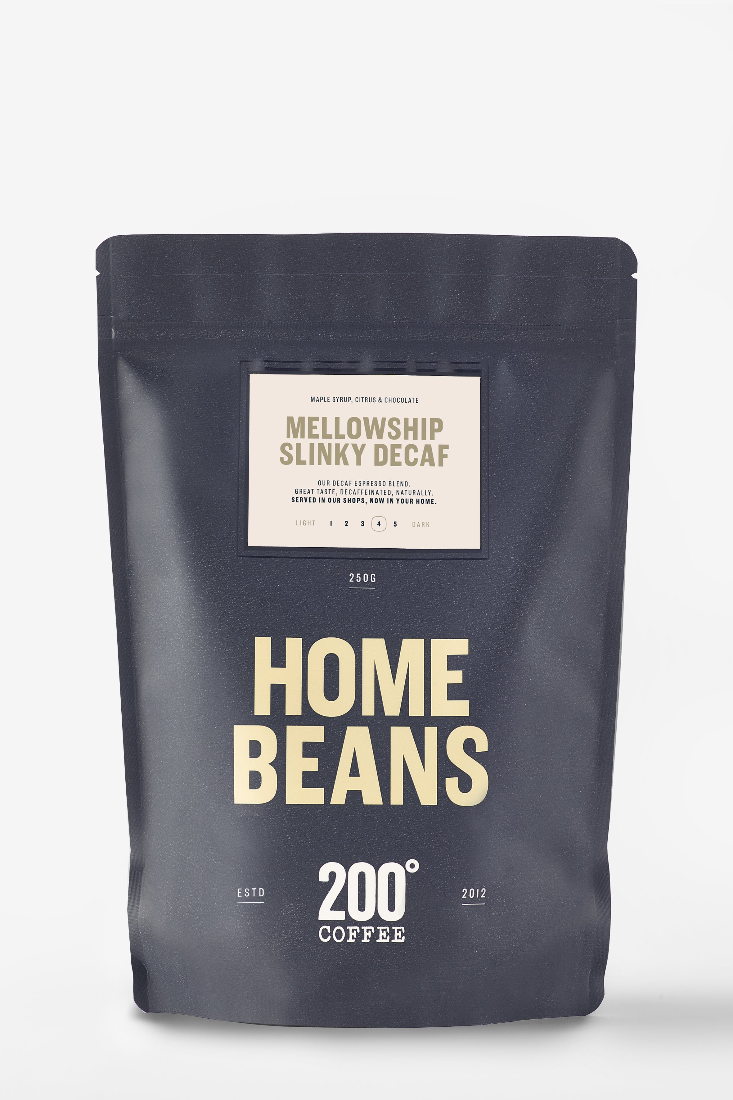 Subscription bag of 200 Degrees decaf coffee beans
