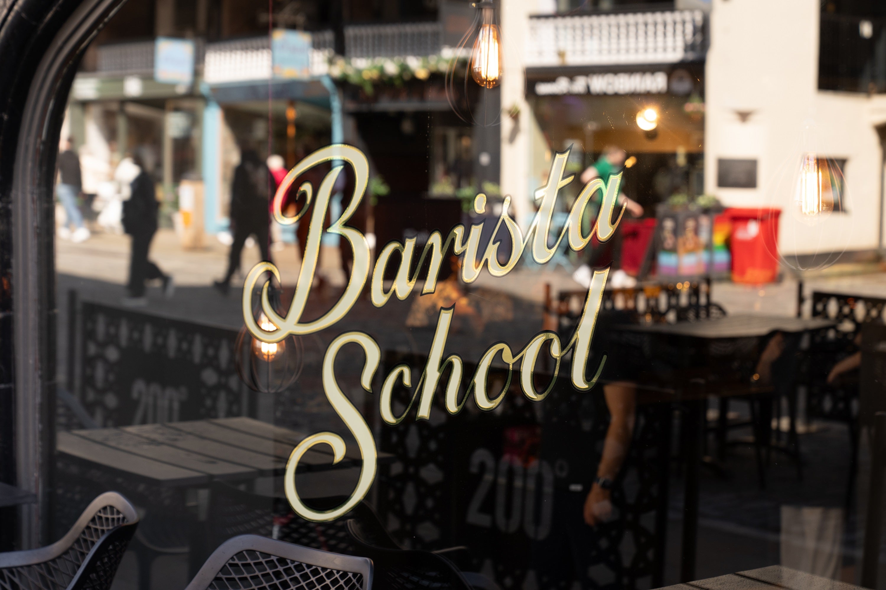 Barista School Window