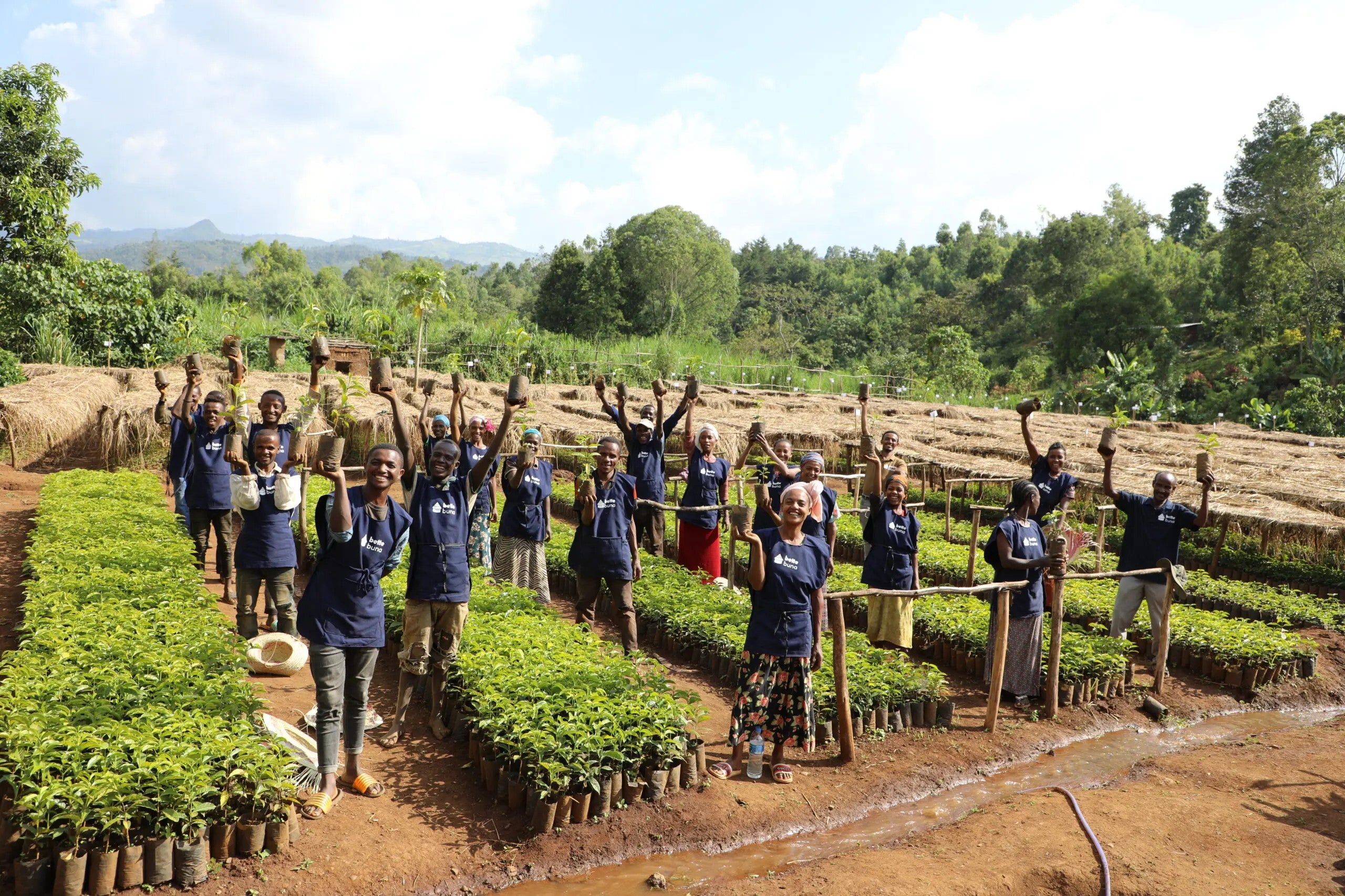 A group of farmers from Bette Buna