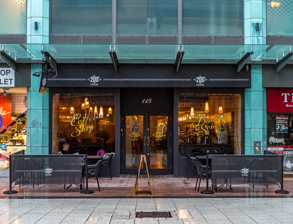 200 Degrees Cardiff Coffee Shop Outside