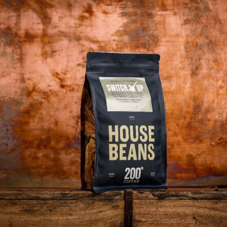 Bag of 200 degrees switch up charity coffee blend