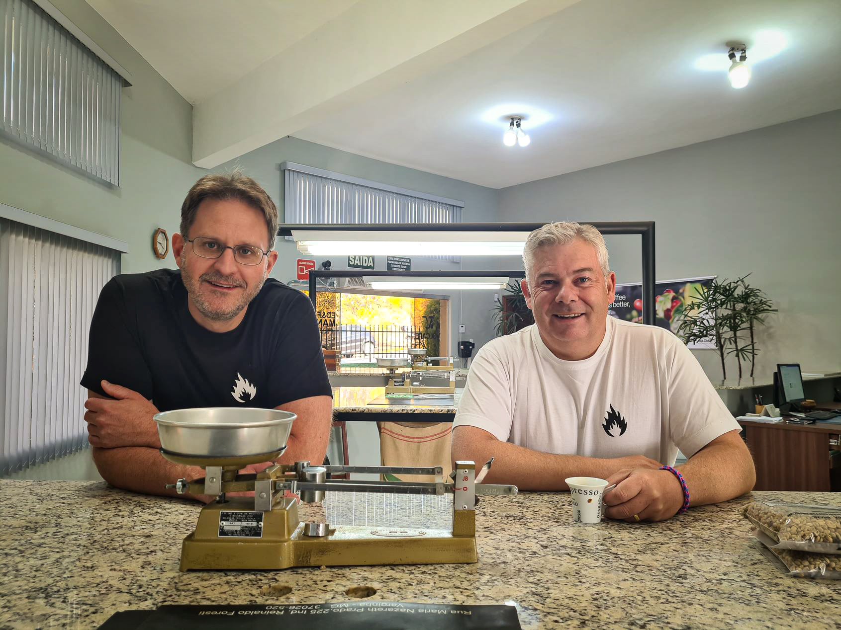 Co-founders of 200 Degrees Coffee