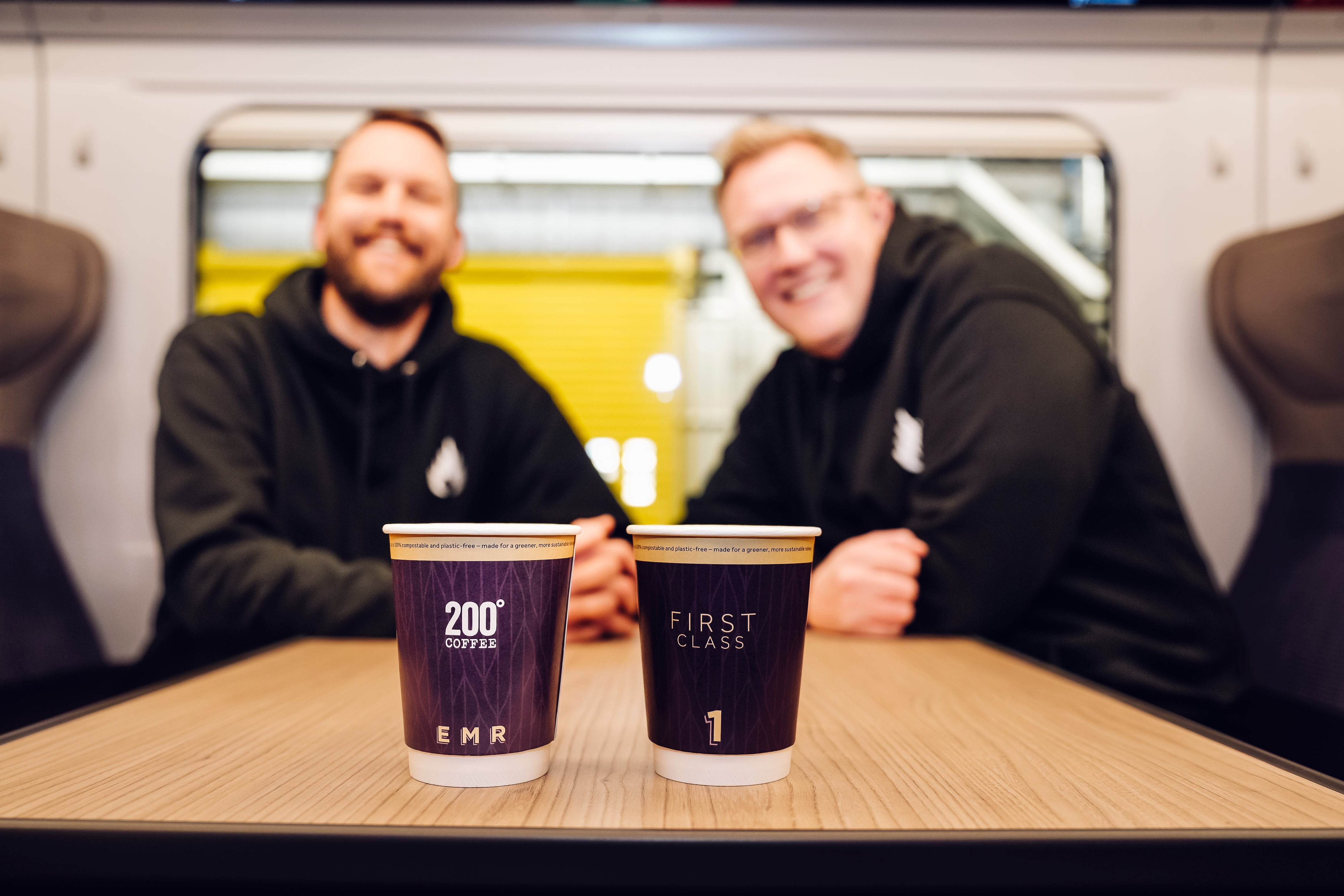 200 DEGREES COFFEE NOW SERVED IN ALL 1ST CLASS CARRIAGES OF NEW EAST MIDLANDS RAILWAY FLEET