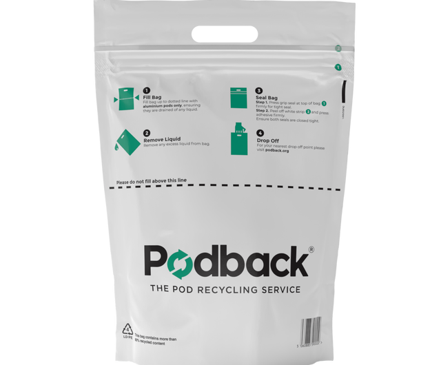 Podback Podback Recycling Bag for Coffee Pods