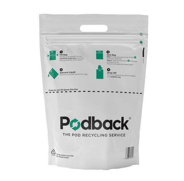 Podback Recycling Bag for Coffee Pods