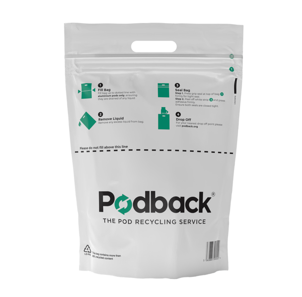 Podback Recycling Bag for Coffee Pods