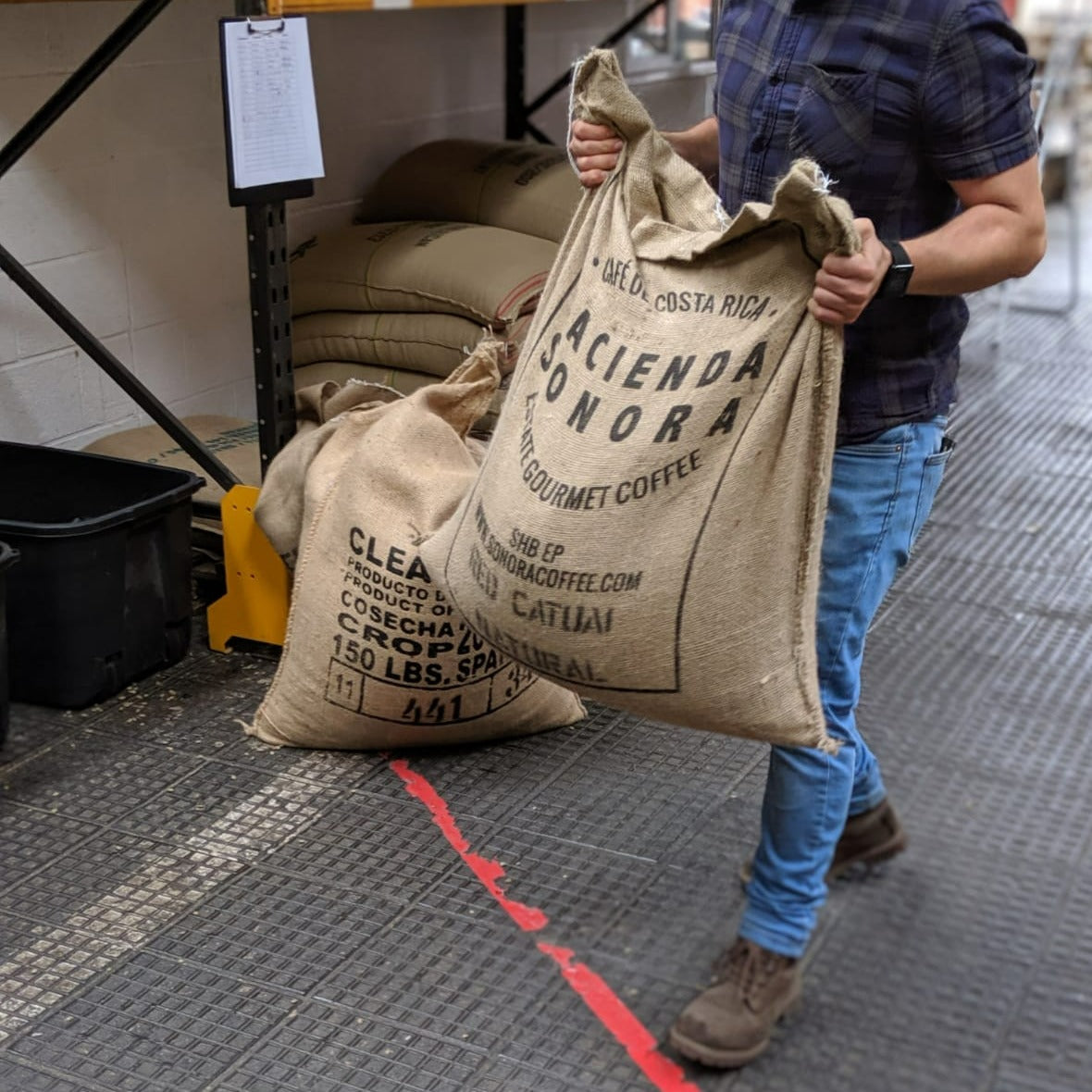 Hessian coffee sacks for sale sale