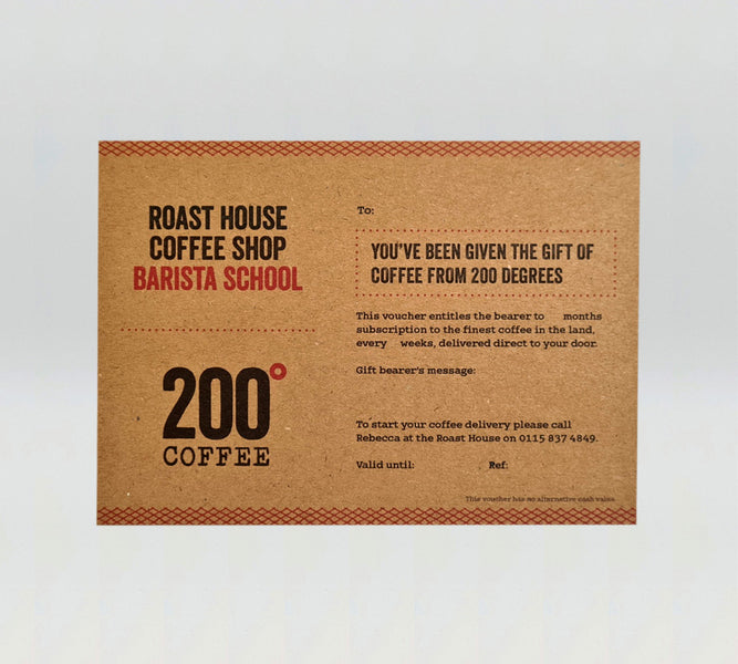 Coffee Subscription Gift Voucher 250g