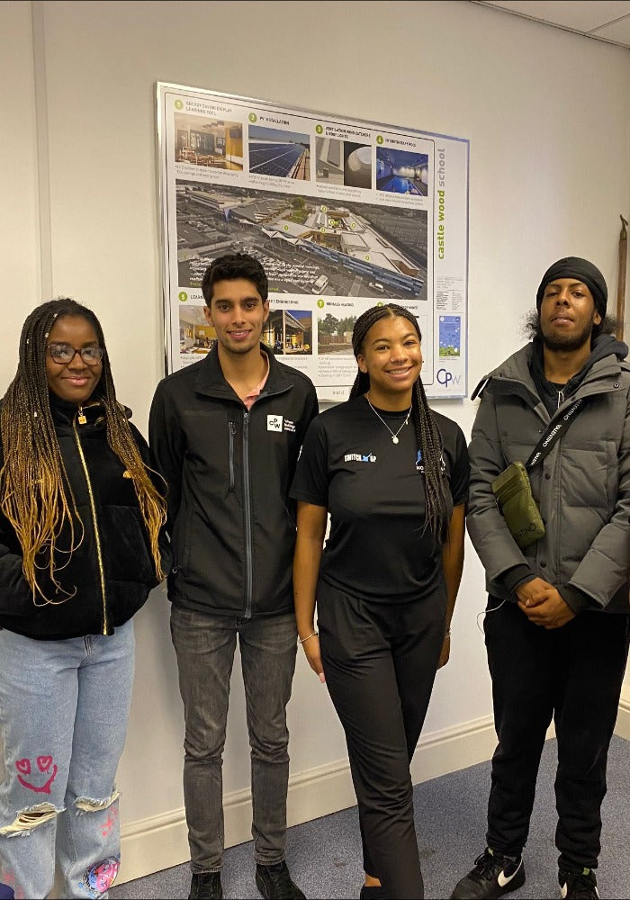 Switch Up teenagers standing together smiling